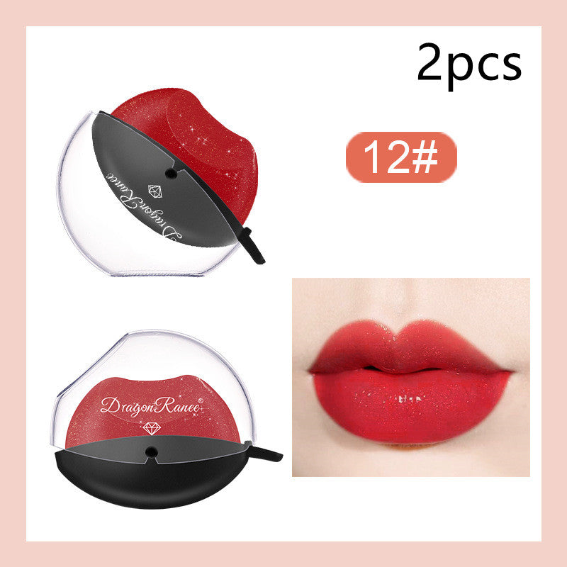 Dragon Ranee Lazy Lips Pearlescent Glitter Lipstick Is Not Easy To Fade, Warm And Moisturizing Lipstick
