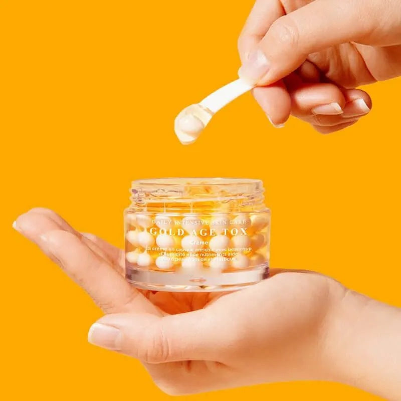 Gold Age Tox Nursing Anti-wrinkle Face Cream Nail Pearl Glue Protein Filling