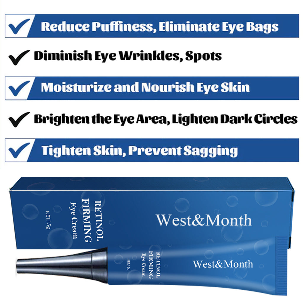 West&Month Retinol Eye Cream Fading Wrinkle