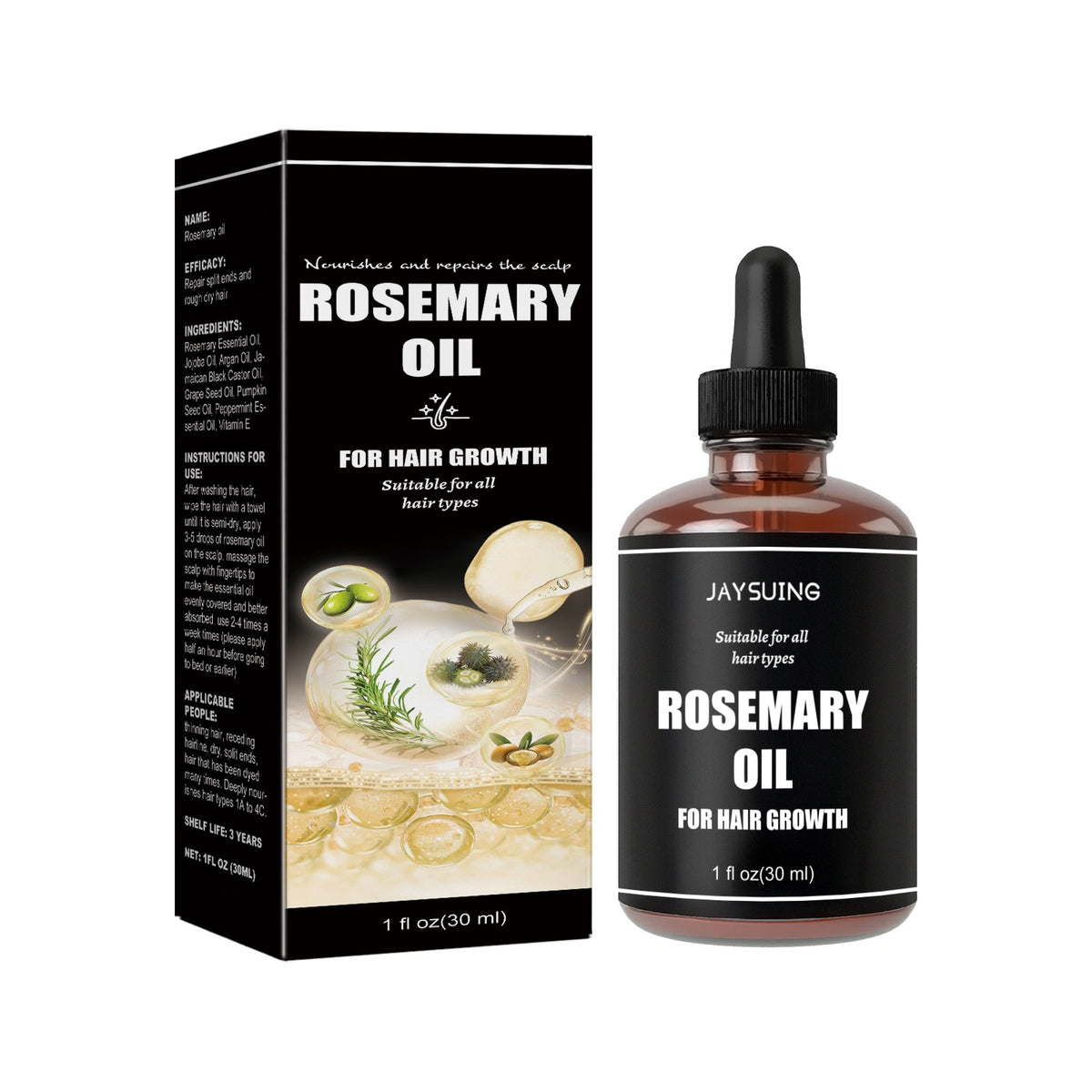 Rosemary Oil Dense Hair Soft Care Hair Nourishing Damaged Hair Tail Dry Hair Manic Rosemary Dense