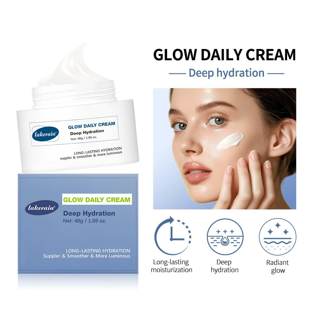 Lakerain Glossy Daily Cream Face Dry Peeling Moisturizing