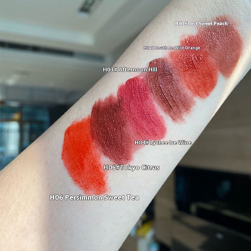 HeroRange Velvet Matte Milk Tea Bean Paste Matte Lip Gloss