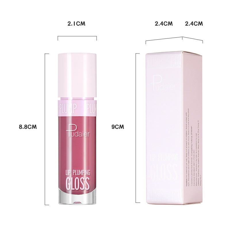 Pudaier Ginger Lip Moisturizing Does Not Fade Nonstick Cup Lip Lacquer
