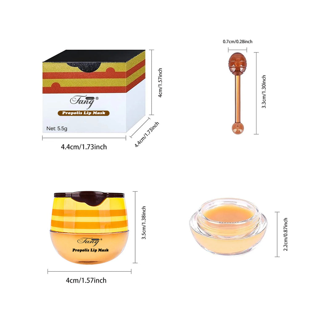 Fangoto Strawberry Propolis Nourishing Moisturizing Lip Balm Moisturizing