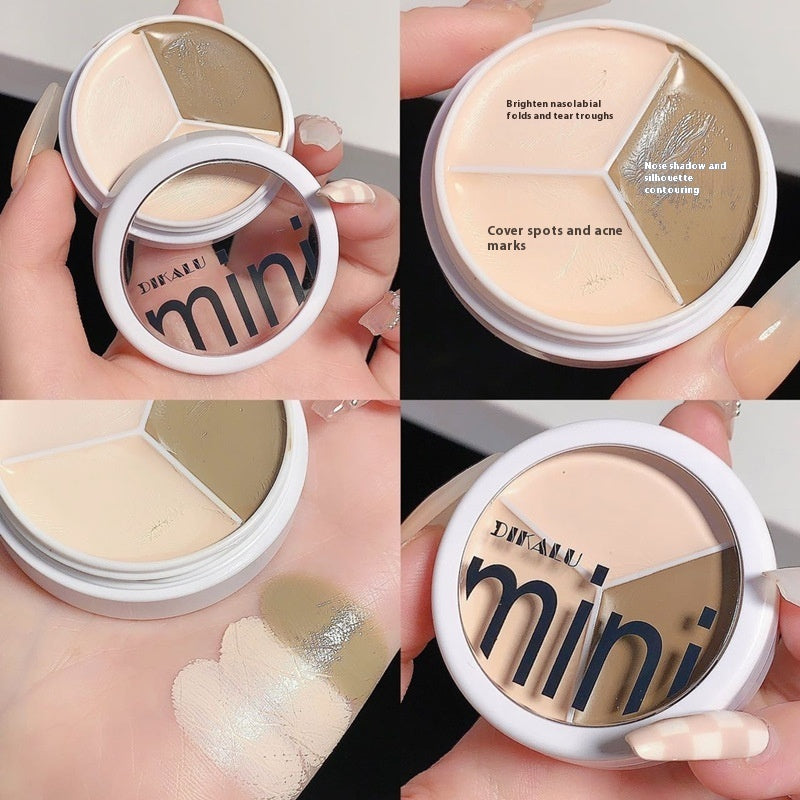 Sweet Mint New Hot Sell Tri-Color Concealer Foundation