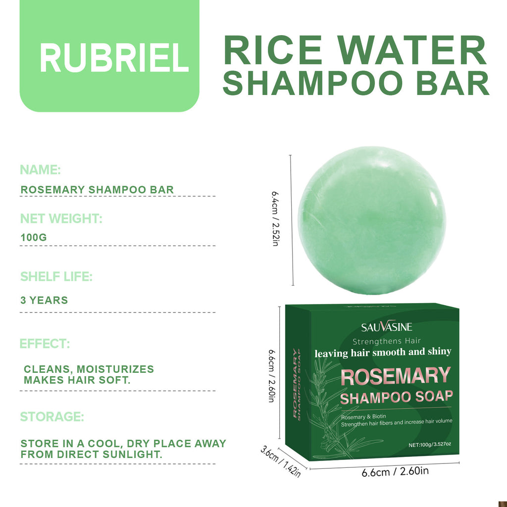 Sauvasine Rosemary Shampoo Soap Deep Cleaning Hair Care