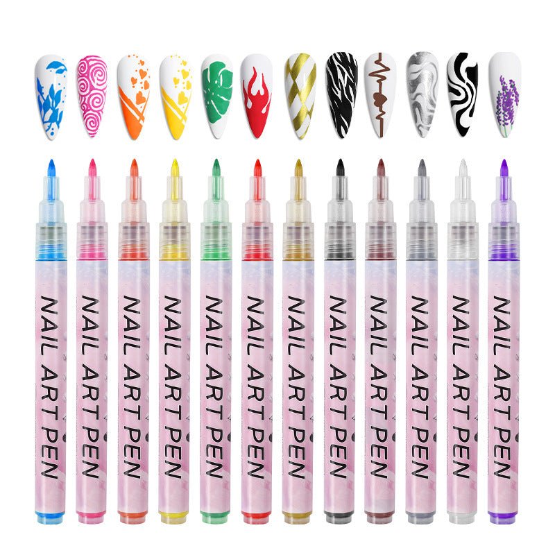 Nail Art Enhancement Acrylic Pigment t Pen DIY Modeling Cable