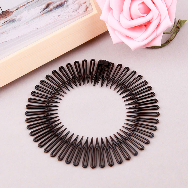 Cute Rice Noodle Spring Comb Wig Inserting Accessories