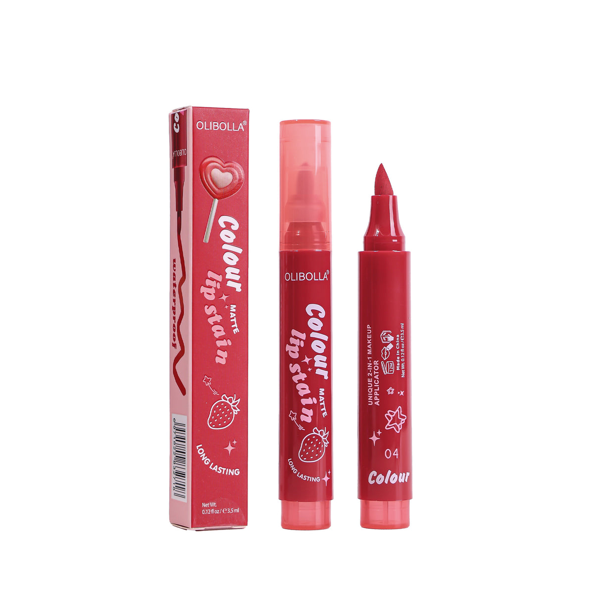 Olibolla Exclusive For Matte Six-color Lip Gloss Lip Liner Lipstick Film Long Lasting And Does Not Fade In Stock Olibolla