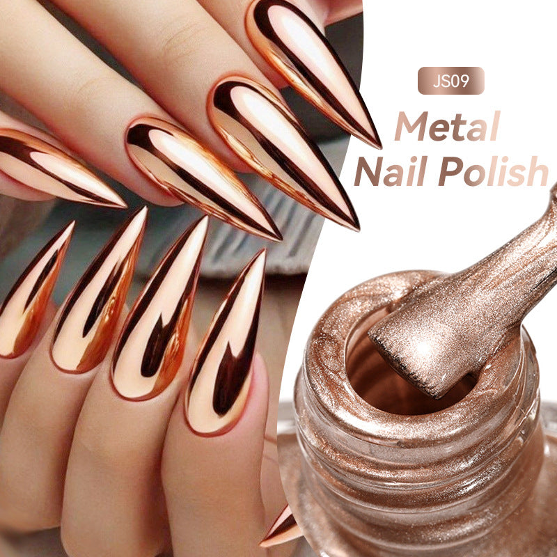 Lilycute Quick-dry Metallic Mirror Nail Polish, No Baking Required