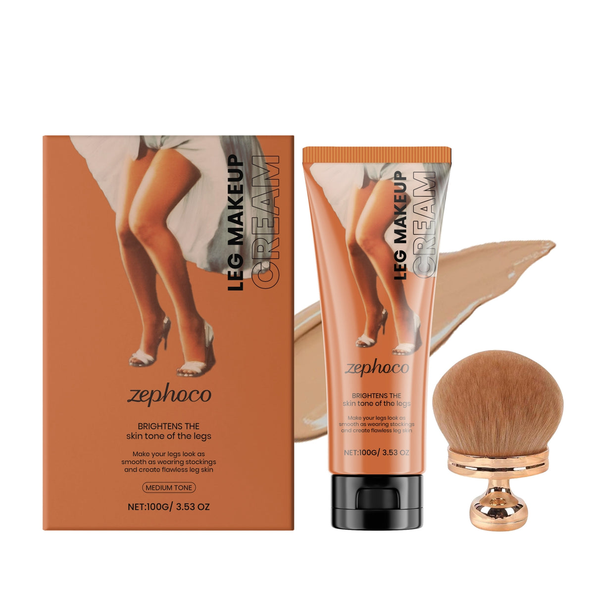 Zephoco Leg Concealer Foundation Cream Decorate Skin Tone