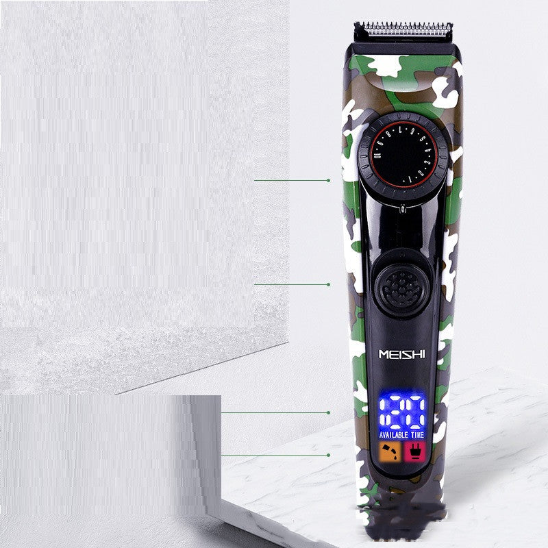 Meishi Household Intelligent Digital Display Multi Gear Length Comb Adjustable Electric Hairdresser