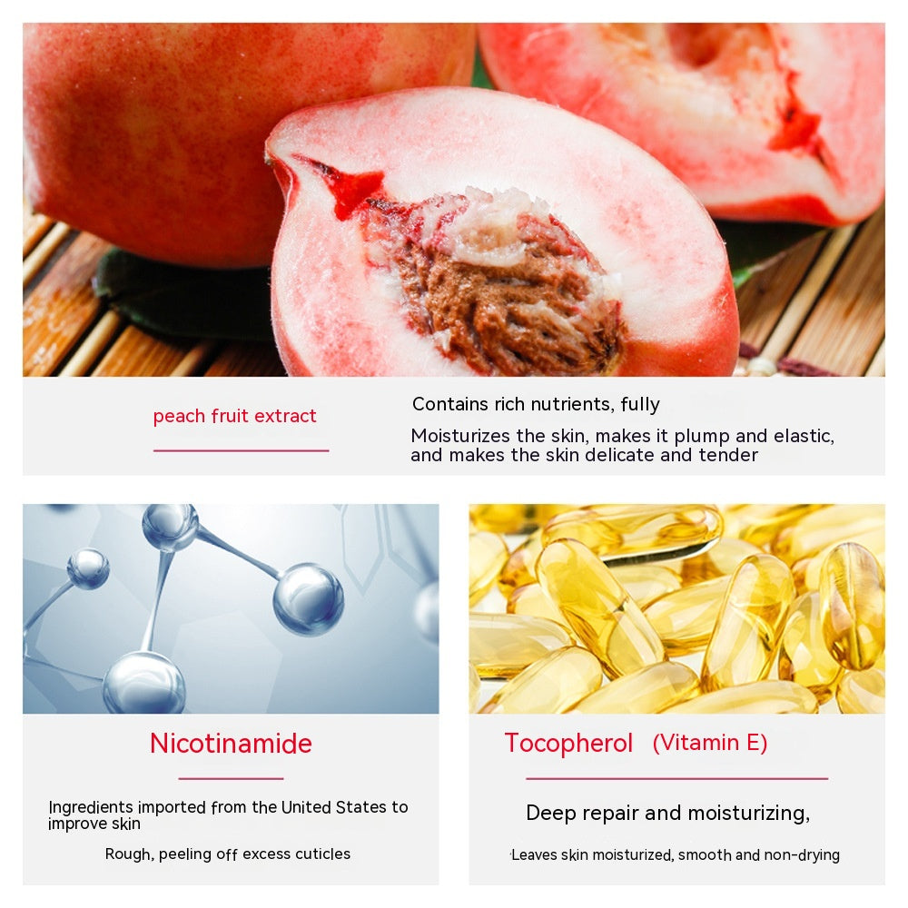 Bioaqua Peach Lactic Acid Bacteria Vitamin E Body Lotion Moisturizing Mild Body Lotion