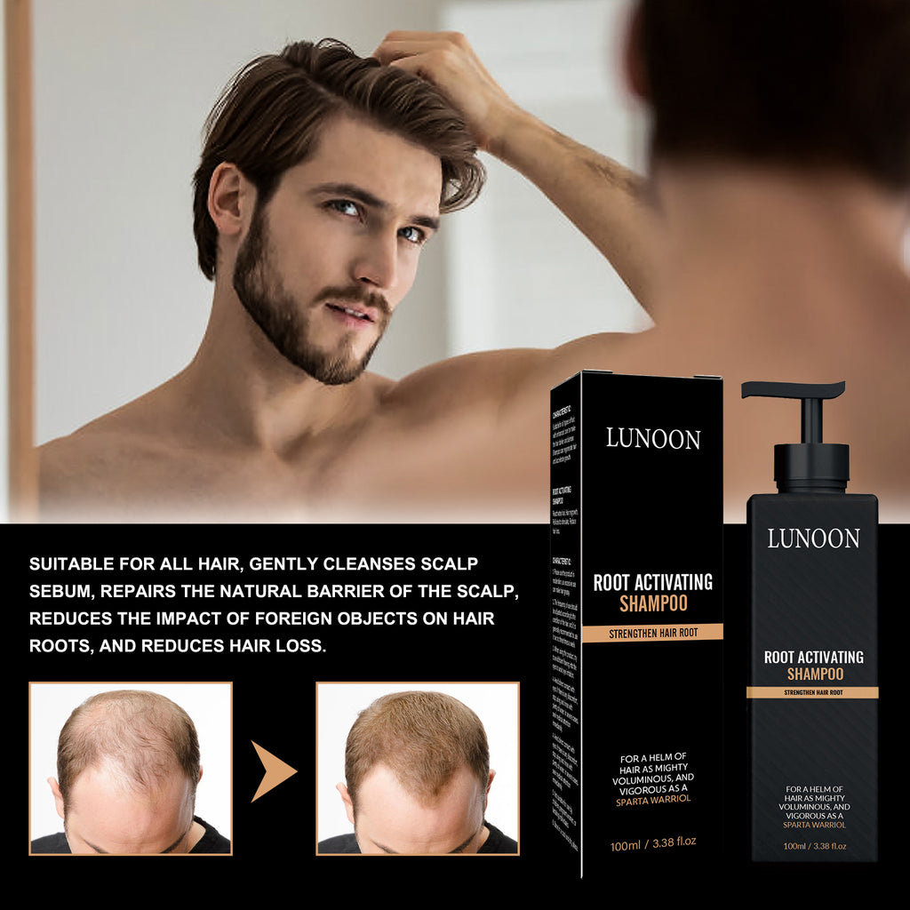 Lunoon Home Men And Women Fashion Simple Dense Hair Shampoo