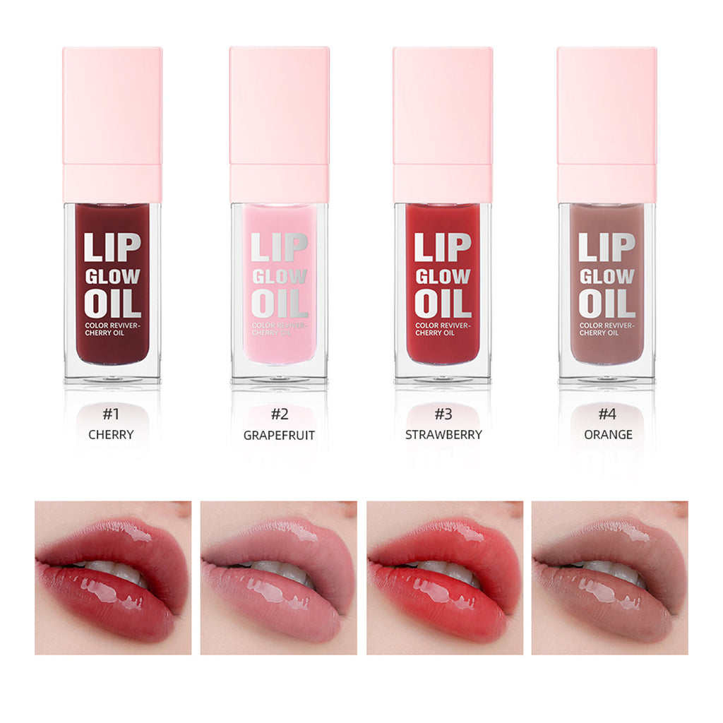 Lakerain Lip Oil Suit Nourishing Moisturizing Full Lips Mirror Water Light