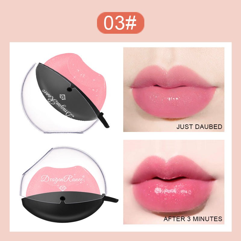 Dragon Ranee Lazy Lips Pearlescent Glitter Lipstick Is Not Easy To Fade, Warm And Moisturizing Lipstick