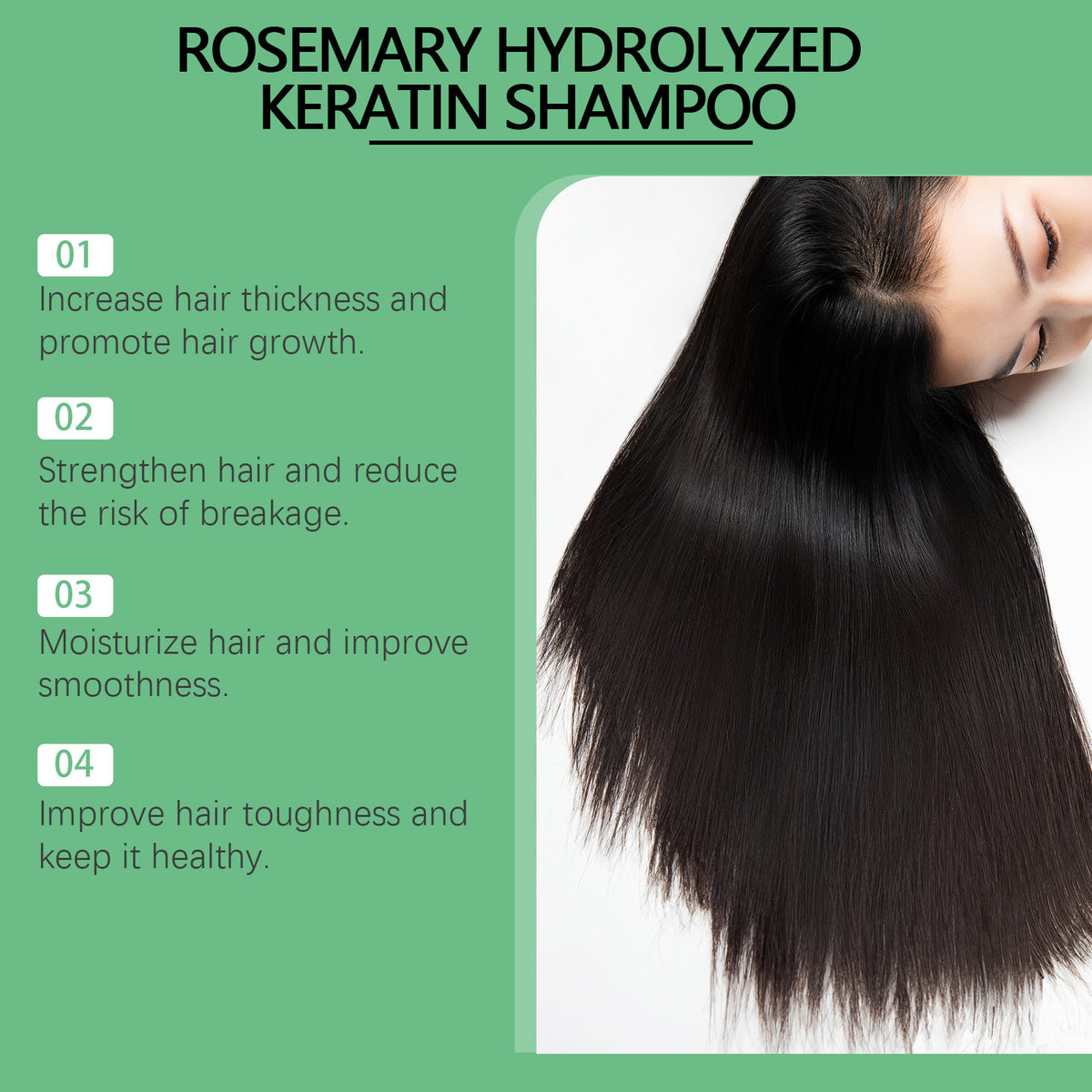 HoeGoa Herbal Essence Nourishing And Curing Hair Oil Control Fluffy Shampoo