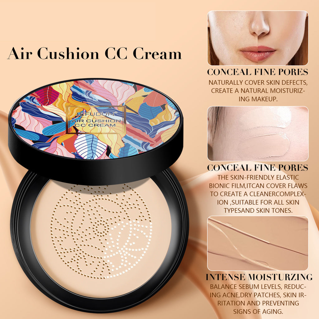 Sefudun Mushroom-shaped Haircut Liquid Foundation Air Cushion Moisturizing