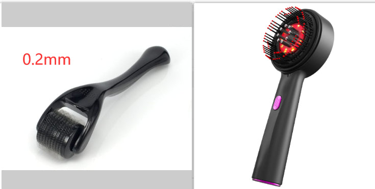 IPX7 Electric Massage Comb Home Scalp Drain Comb Red Light Anti-slip Hair Care Multi-functional Massage Comb