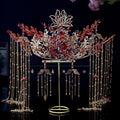 Ancient Costume Xiuhe Phoenix Crown Headdress
