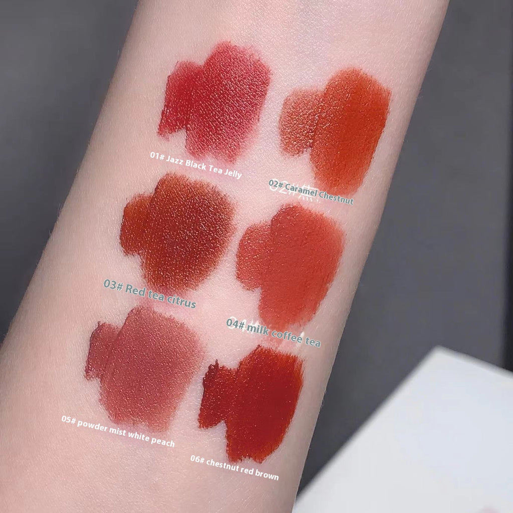 Gege Bear Cotton Lip Lacquer Matte Velvet Matte Moisturizing Lipstick