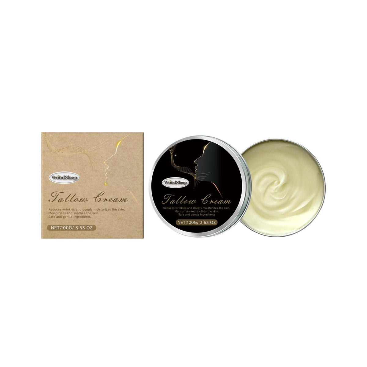 Wood Sleep Grass Feeding Tallow Moisturizing Face Cream