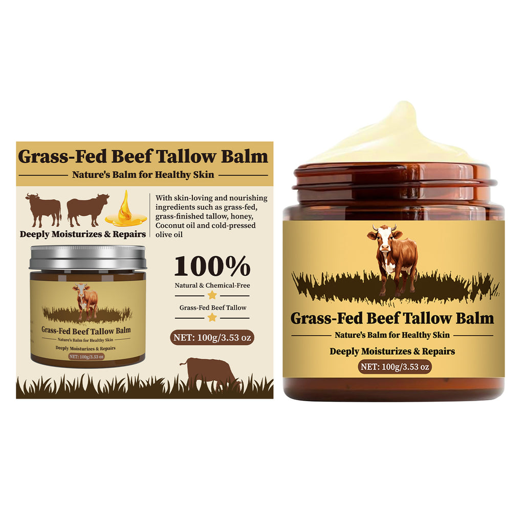 Grass-Fed Beef Tallow Moisturizing Cream Replenishment Skin