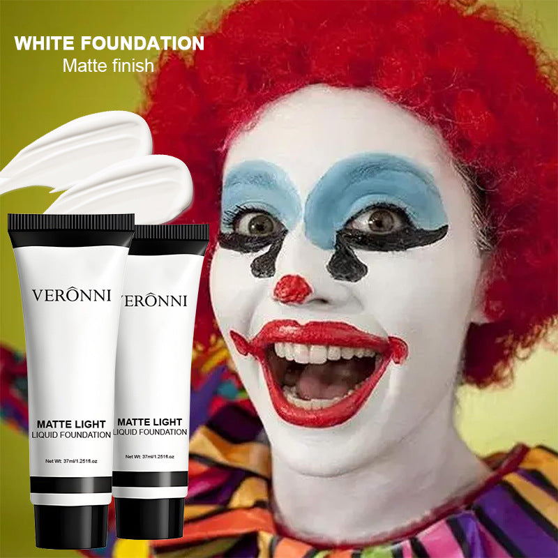 Veronni Pure White Foundation COS Stage Makeup Concealer Long-lasting And Smudge-proof
