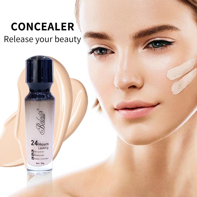 Bolaili Light Sensitive Concealer Liquid Foundation Moisturizing And Oil Control Lasting