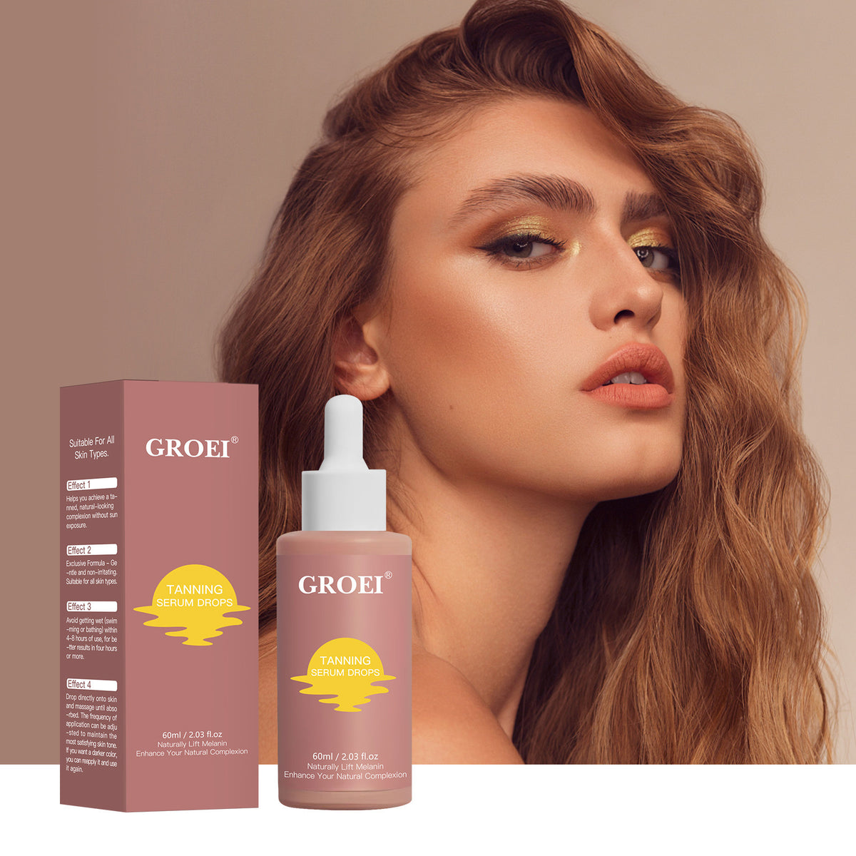 Groei Sunbath Sun-free Beauty Black Liquid Moisturizing