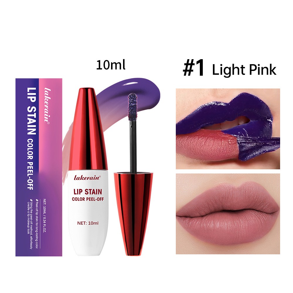 Lakerain Big Belly Tear And Pull Lip Gloss Waterproof No Stain On Cup