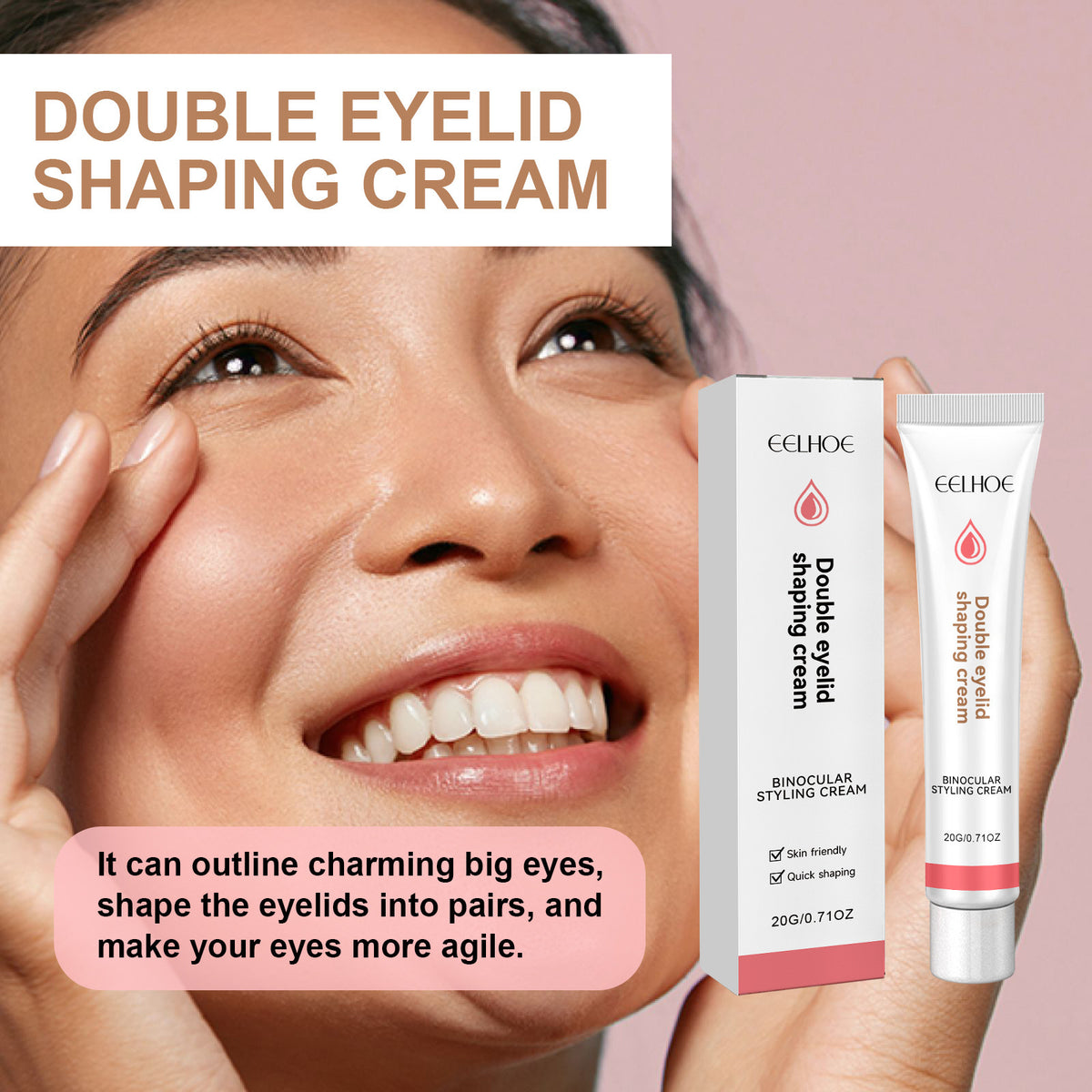 Eelhoe Women's Double Eyelid Double Eyelid Cream