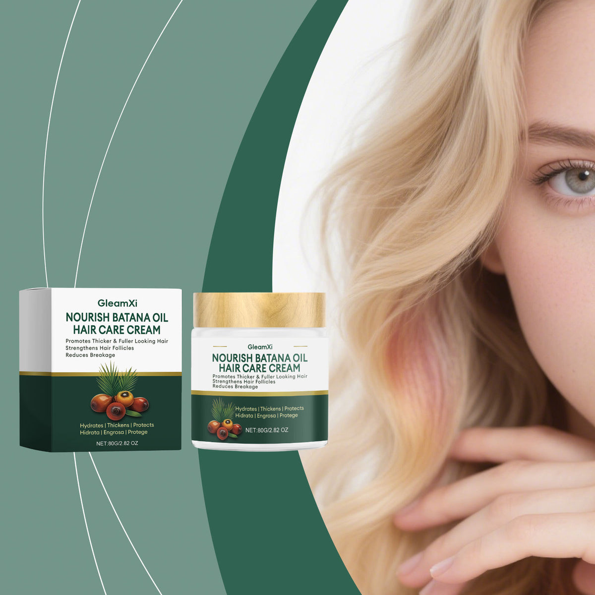 GleamXi Bathana Oil Nourishing Hair Cream