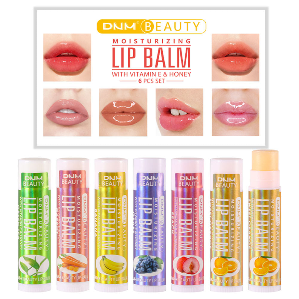 DNM Fruit Flavor Moisturizing Water Lip Balm Suit