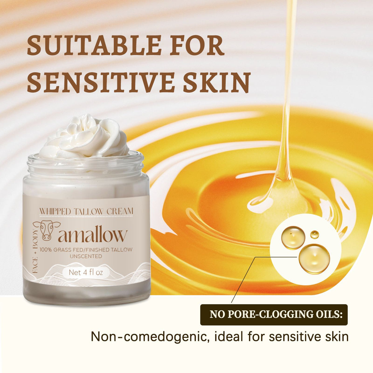 Amallow Butter Cream Moisturizing Cream Nourishing And Hydrating
