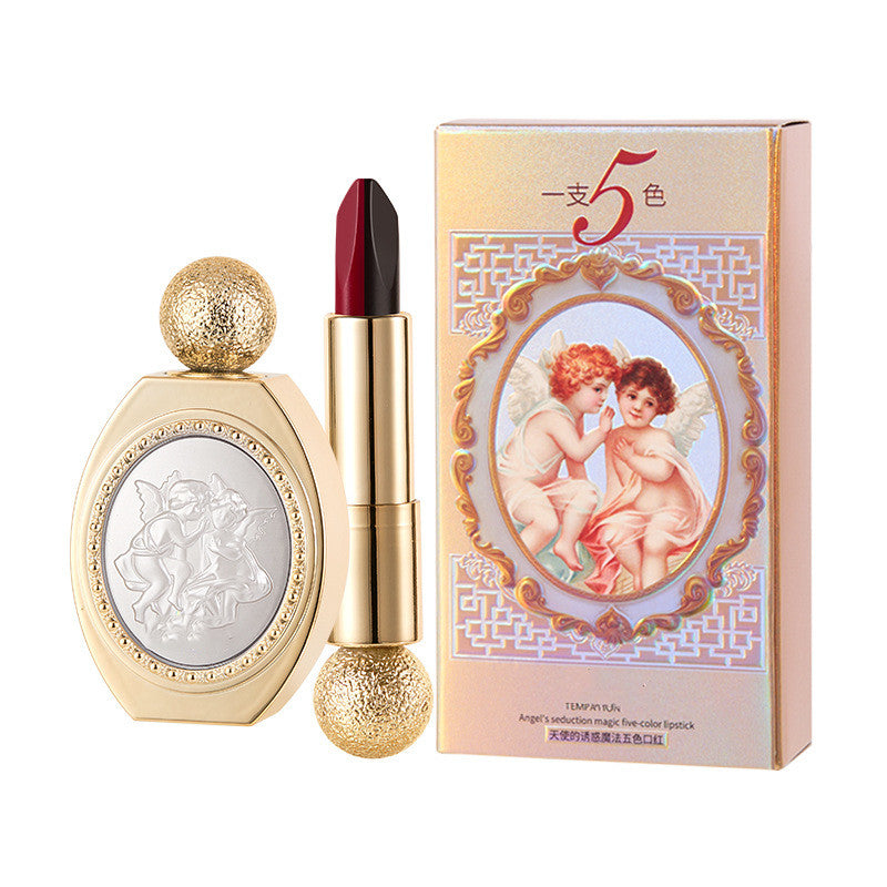 Tampanun Magic 5-color Lipstick Matte White No Stain On Cup Three-color
