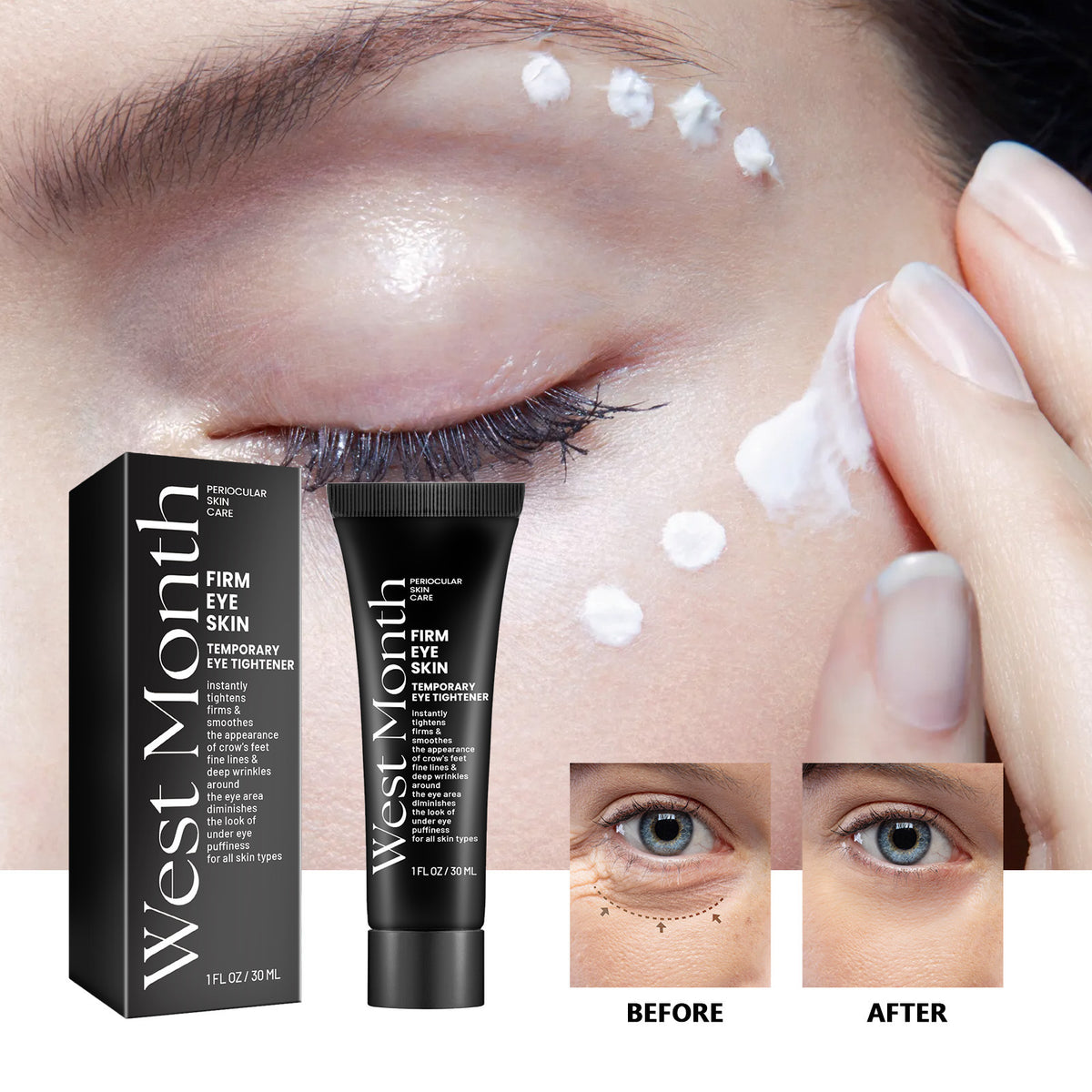 West Month Firming Eye Cream Fading Wrinkle Eye Bags