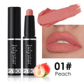 Julystar Matte Finish Makeup Lipstick Rotating Velvet Lasting No Stain On Cup