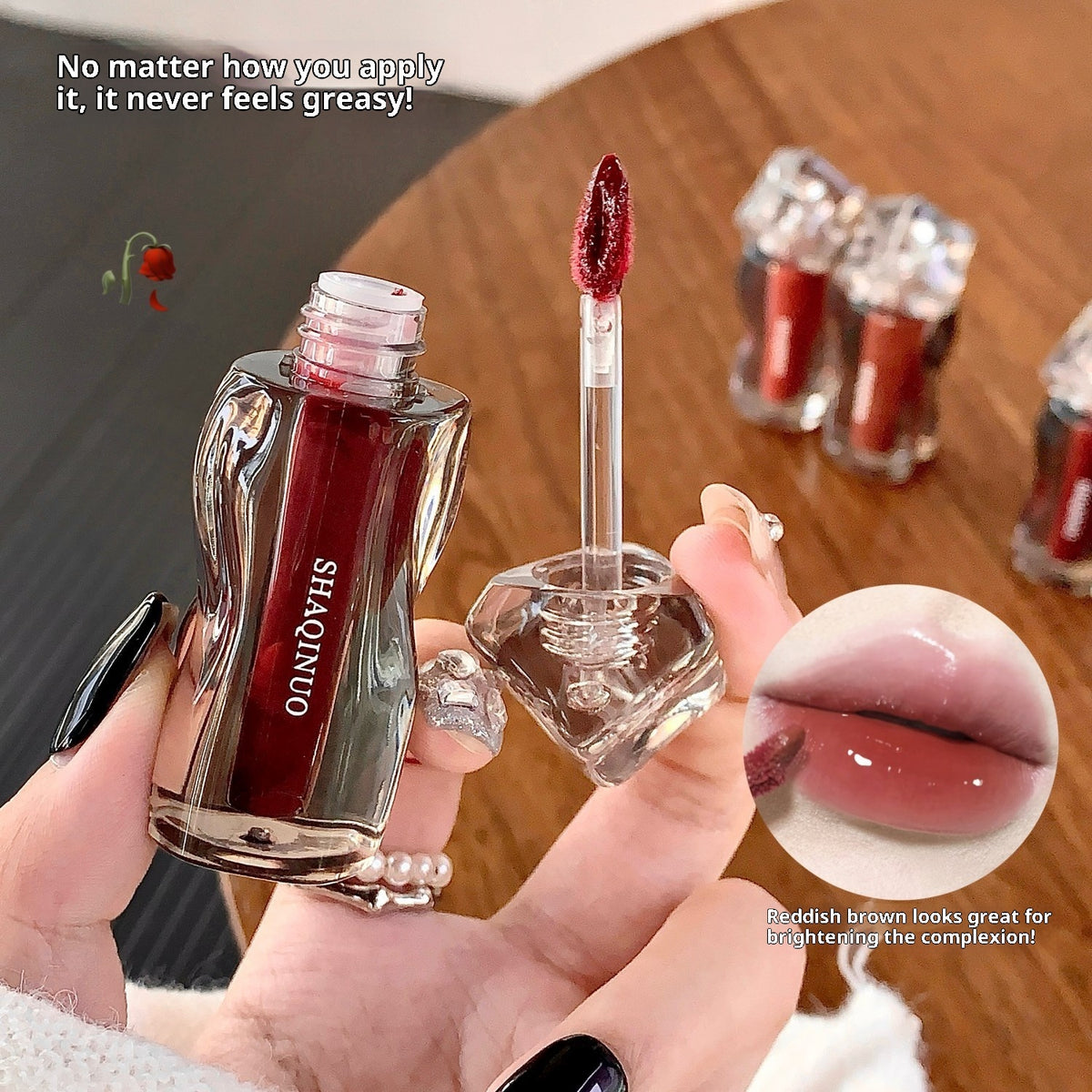 Shaqinuo Crystal Clear Glossy Lip Glaze