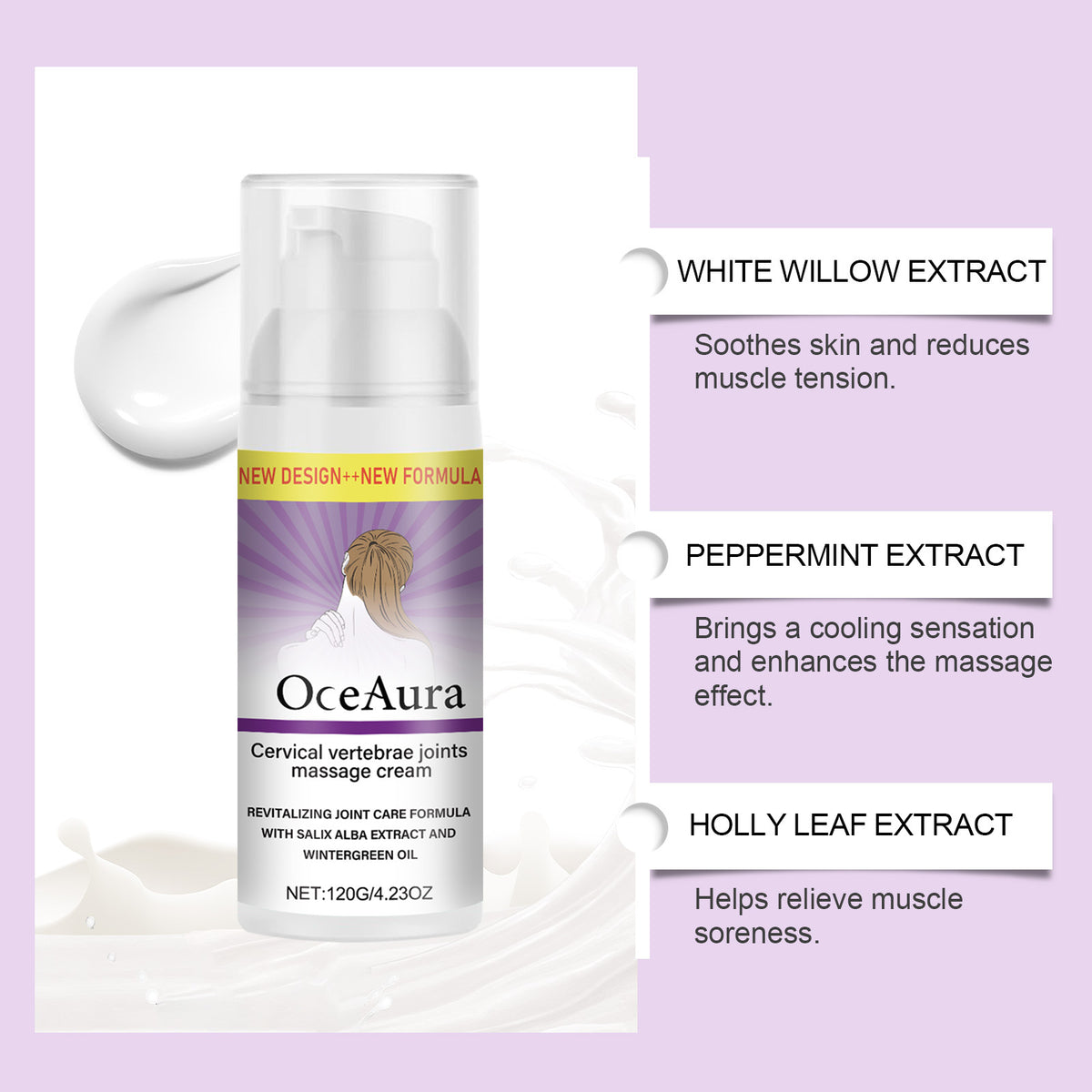 OceAura Shoulder Neck Cream Gentle Care