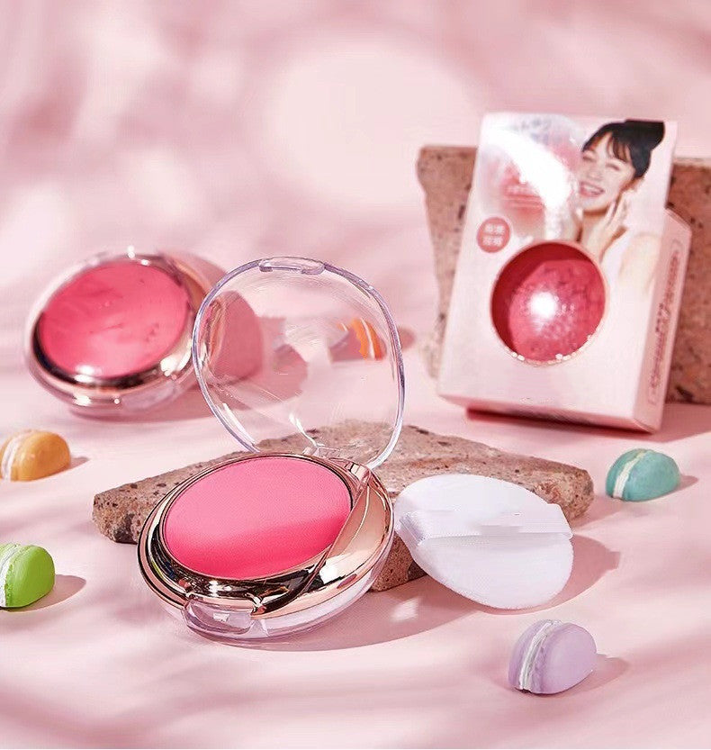 Women's Fashionable Natural Polishing Blush With Fine Pearlescent Nourishing