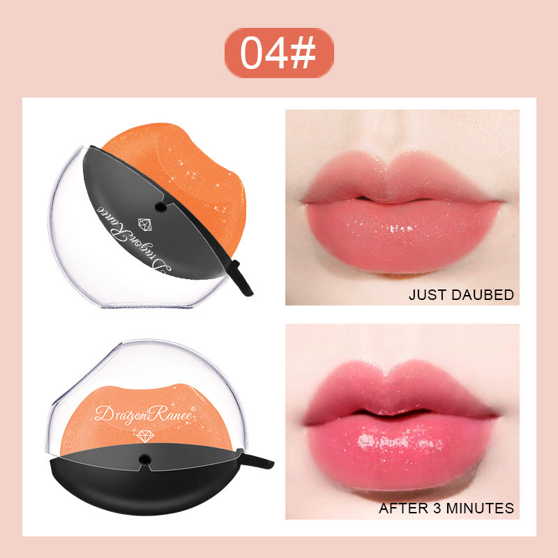 Dragon Ranee Lazy Lips Pearlescent Glitter Lipstick Is Not Easy To Fade, Warm And Moisturizing Lipstick