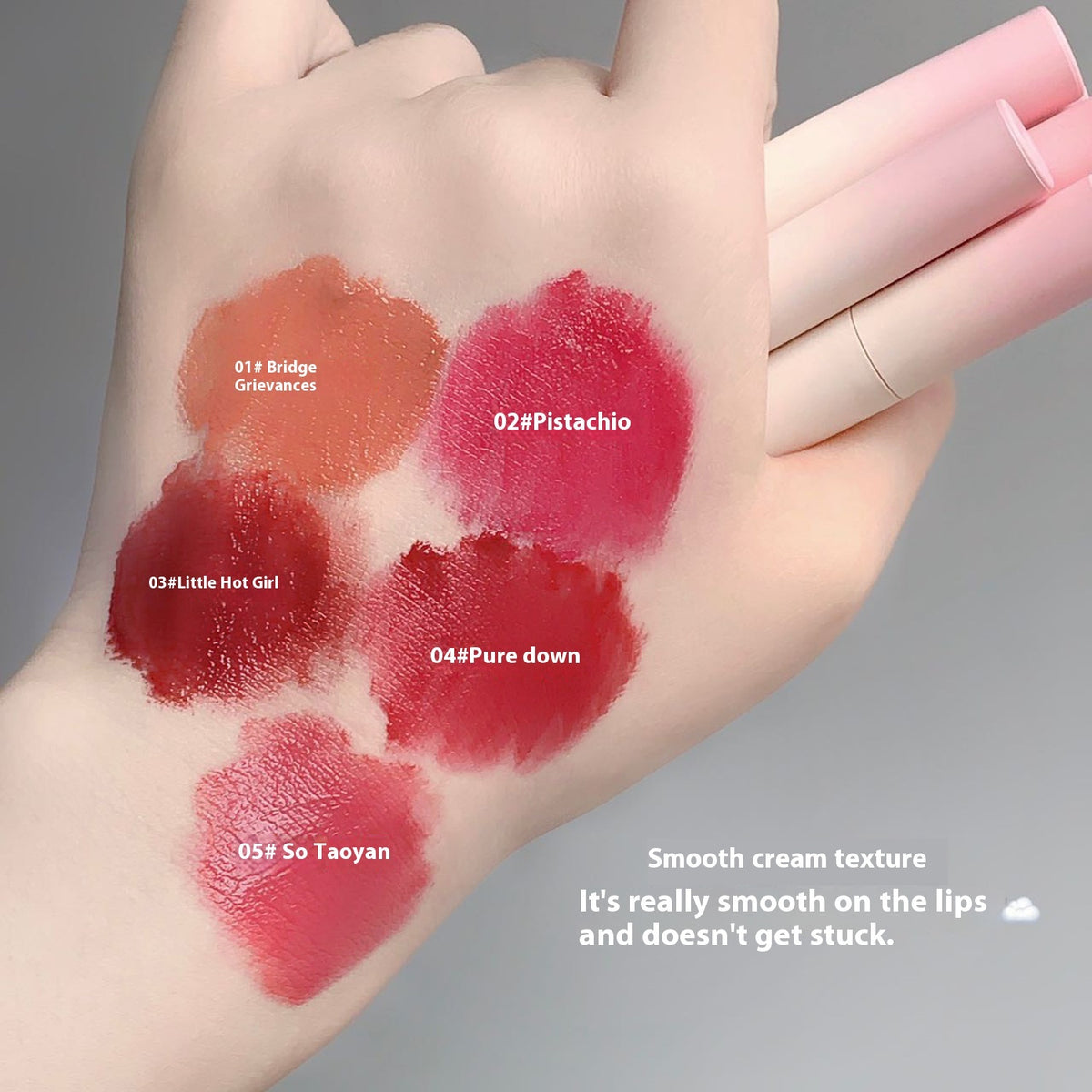 Gege Bear Gogo Bear Lip Cream Foundation Velvet Matte Matte