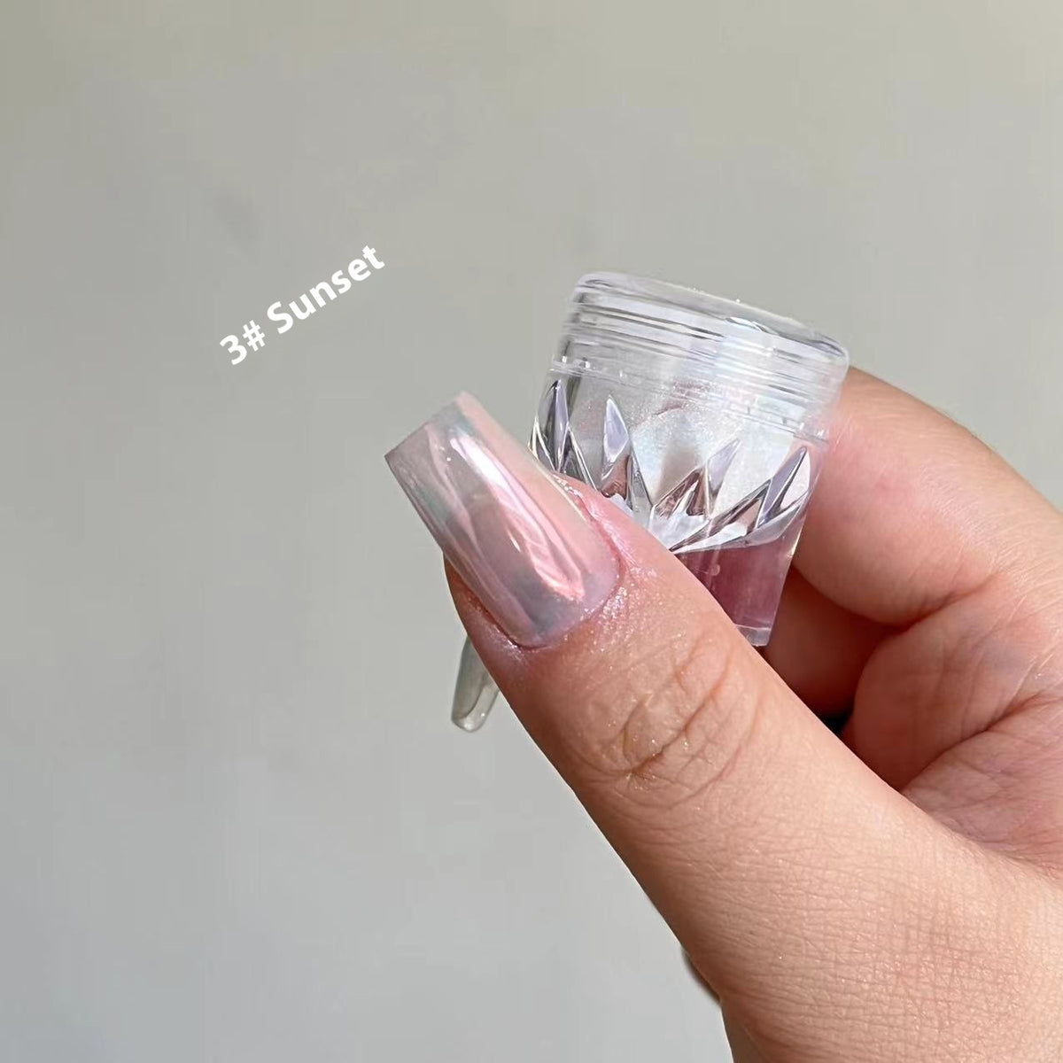Sky Mirror Aurora Powder Nail Beauty Ornament
