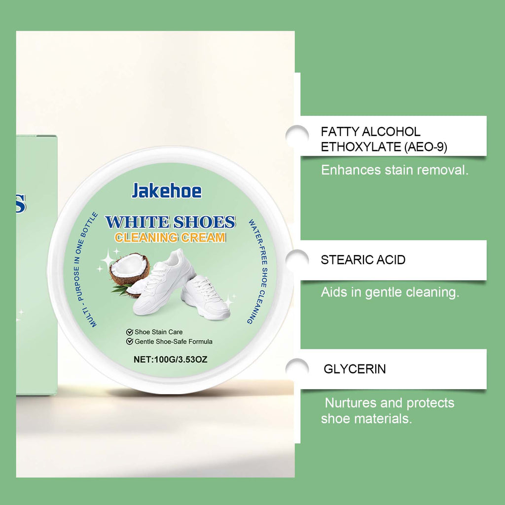 Jakehoe White Shoe Cleaning Cream