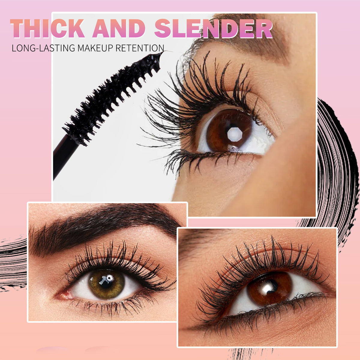 Olibolla Mascara Waterproof Not Smudge Curling