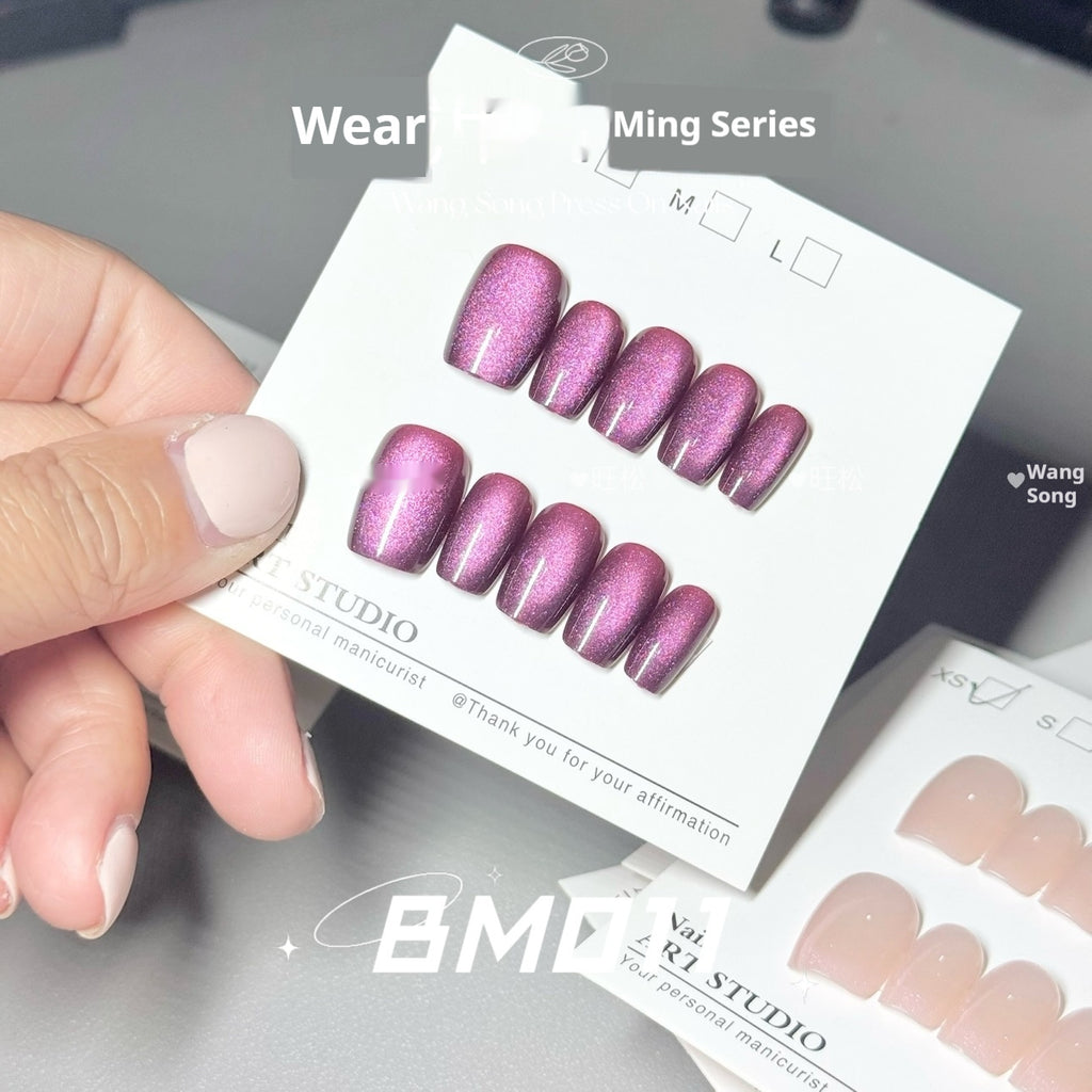 Grape Micro Glass Bead Pure Want To Wear Nail Polish