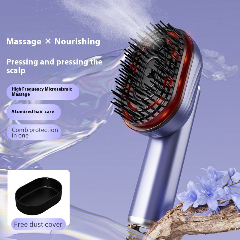 Tian Electric Spray Massage Scalp Meridian Arc Comb Vibration Head Anti-hair Loss Hair Brush