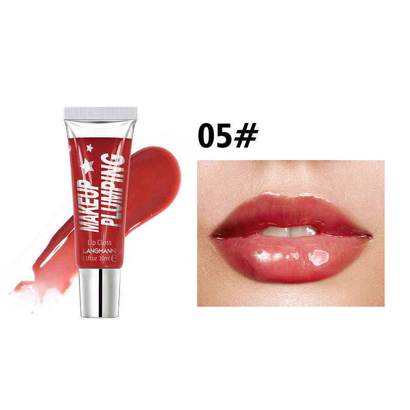 Langmanni Transparent Lip Gloss Lotion Plump And Moisturize Lips