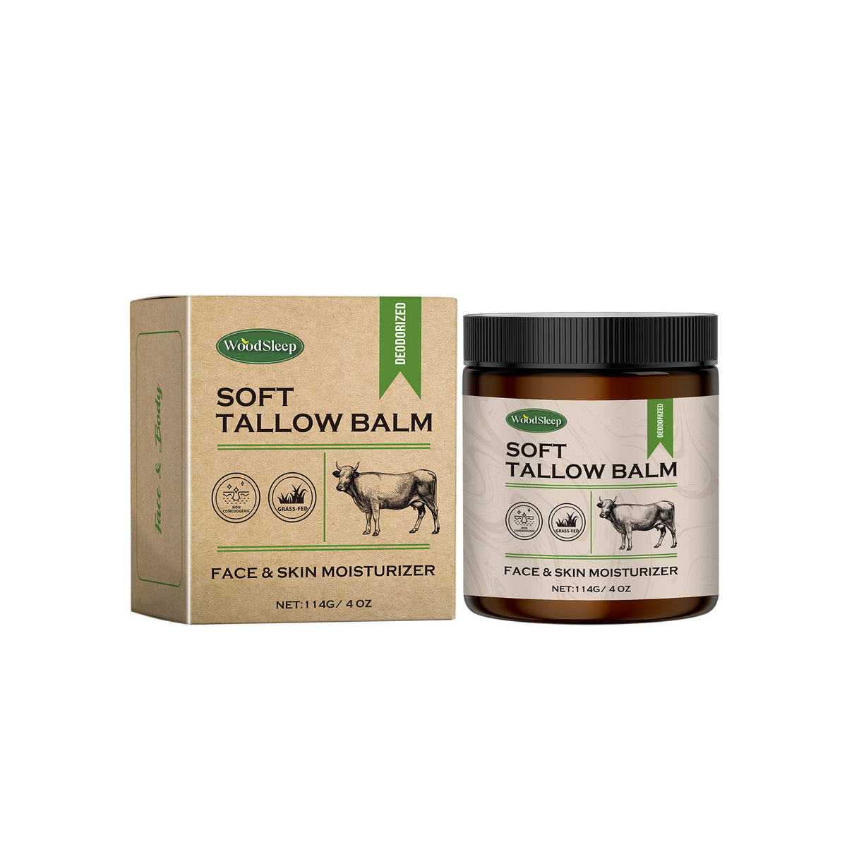 WoodSleep Tallow Moisturizing Cream Body Care Firming